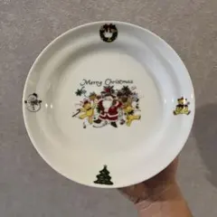 【未使用】クリスマスプレート サンタクロース絵皿⭐︎