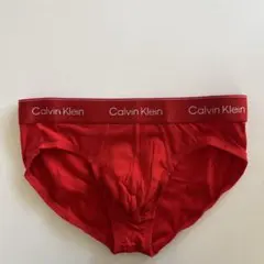 カルバンクライン　メンズビキニ　M(S) レッド　ビキニブリーフ　男性ブリーフ