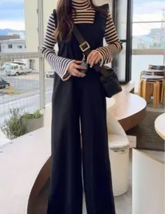 grl バックリボンショルダーフリルオールインワン[fo2066]