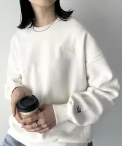 THE NORTH FACE / 国内未発売 ロゴ刺繍サガラスウェット M
