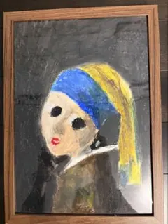 豚に真珠　原画　オリジナル　油絵　絵画　フェルメール 豚に真珠 原画 オリジナル 油絵 絵画 フェルメール - メルカリ