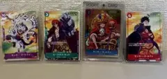 ワンピース カード　セブンイレブンプロモ3枚　少年ジャンププロモ1枚