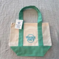 【大人気/限定品】TRADER JOE'S トートバッグ パステル緑