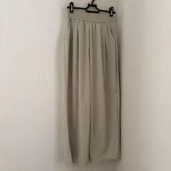 lawgy エラスティックウエストドットパンツ