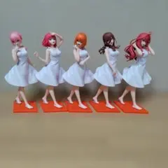 五等分の花嫁　一番くじ　巡りの軌跡　一花 二乃 三玖 四葉 五月 フィギュアのサムネイル