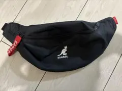 【新品未使用】KANGOL カンゴール ウエストポーチ ボディバッグ ブラック