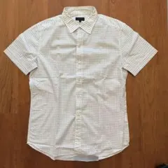 【極美品】ジョセフオム JOSEPH HOMME 半袖 シャツ 48 白のサムネイル