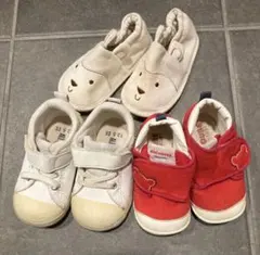 12.5cm シューズ2足＋ルームシューズ セット