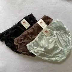 ❤️ワコール3枚セット❤️ Lサイズ　Wacoal 黒・茶・水色　w11