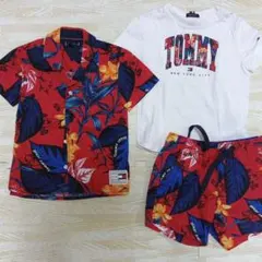 トミーヒルフィガー 92㌢キッズ セットアップ