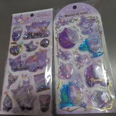 『正規品』サンリオ　クロミ　ウォーターシール　キラキラカプセルシール