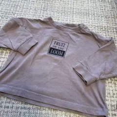 FRUIT OF THE LOOM グレー Tシャツ 90