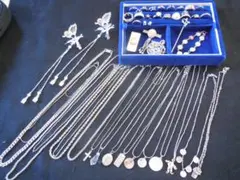 ま*る様 遺品整理 アクセサリー 喜平 ネックレス ブレスレット シルバー プラ
