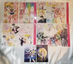 セーラームーン カフェ ランチョンマット ポストカード コンプリート