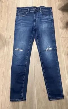 UNIQLO スキニーデニム ダメージ加工　メンズ　男