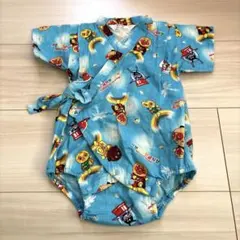 アンパンマン　甚平　ロンパース　夏　ベビー　サイズ80