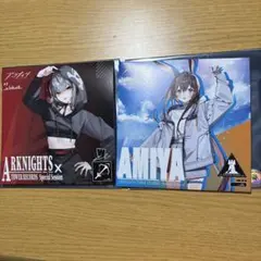 アークナイツ タワーレコード トレーディングレコード風コースター W アーミヤ