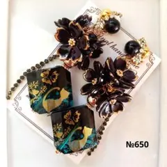 ♡ハンドメイド♡ビジューピアスorイヤリング№687三日月と猫 - メルカリ