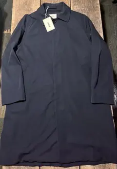 美品 YAECA ヤエカ ステンカラーコートNAVY S タグ付き