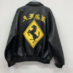 a few good kids レザージャケット　　黒　ラ1のサムネイル