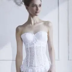 【セモア】ブライダルインナー セミロングラインブラ(E65)