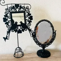 ゴスロリ　鏡、アクセサリースタンド3点セット　アナスイ　壁掛け　ロリータ