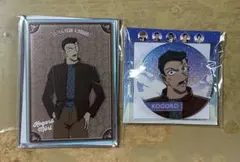 名探偵コナン オーロラアクリルカード 缶バッジ 毛利小五郎