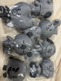 BT21ファンクラブ限定✨️ブラックデニムぬいぐるみ7個