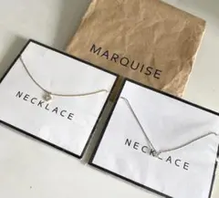 MARQUISE ネックレスセット ゴールド シルバー　ニッケルオフ