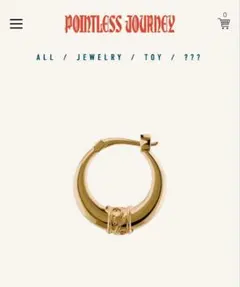 アクセサリー Pointless Journey earrings pj logo gold 2026年最新】POINTLESS JOURNEY EAR RING PJ LOGOの人気アイテム