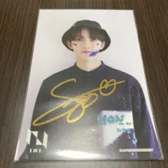 INI 田島将吾 ポストカード 箔押し