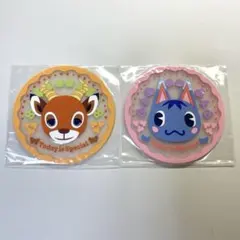 あつまれ どうぶつの森 ラバーコースター 2種セット ペーター ブーケ
