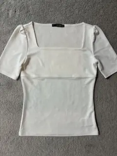 FOXEY NEW YORK フォクシー ストレッチ ブラウス ホワイト 40 - メルカリ