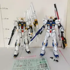 k*R様 MG百式壊ライズカイン+MGガンダムバルバドスチタニウム