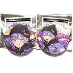 ホロライブ　ウインターストリート　ホログラム缶バッジ　常闇トワ　２点セット