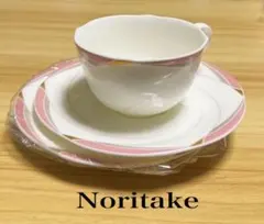 Noritake ボーンチャイナ 新品 カップ＆ソーサー 3点セット ノリタケ