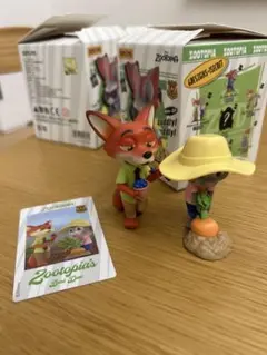 ズートピア フィギュアセット ニック・ジュディ　52toys