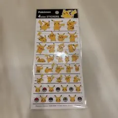 ピカチュウ　ポケモン　5サイズステッカー