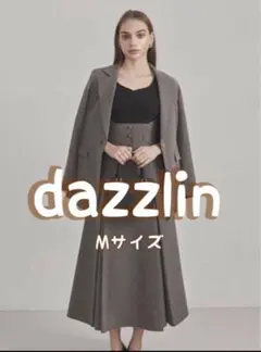 【dazzlin】美品　ギャザーコルセットワンピース ブラックMサイズ