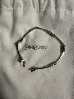 SAINT LAURENT シルバーチェーンブレスレットのサムネイル