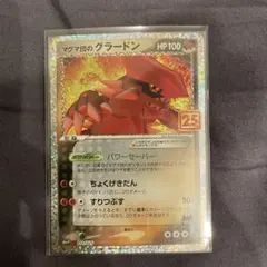 マグマ団のグラードン プロモカードパック 25th ANNIVERSARY
