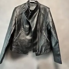 新品❣️ByFshow フェイクレザー ライダースジャケット ブラック XL