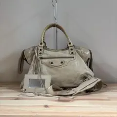 BALENCIAGA The City 115748 Bag Beige