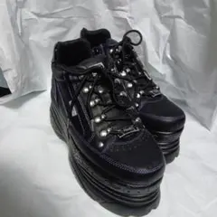 【美品】YOSUKE 厚底レースアップスニーカー ブラック