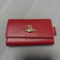メルカリ便⭐️Vivienne Westwood 赤 リング付きキーケース
