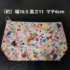 ハンドメイドポーチ・手作りポーチ・ビニール製ポーチ・猫柄防水ポーチ・猫グッズ