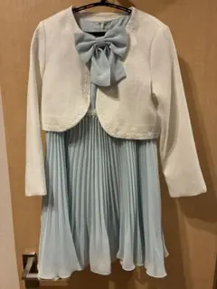 anyFAM エニィファム フォーマル ワンピース ジャケット130 水色