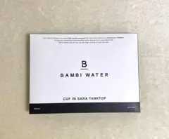 BAMBI WATER バンビウォーター　ブラタンクトップMブラック