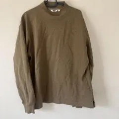 UNIQLO カーキ 長袖カットソー Mサイズ