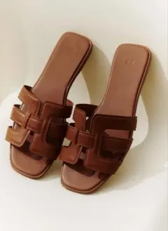 H&M サンダル　ブラウンのサムネイル